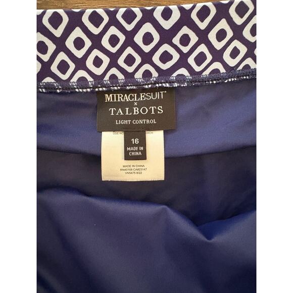 Talbots x Miraclesuit Vented Swim Skirt - Picture 3 of 4